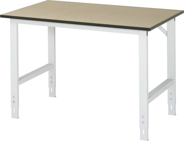 RAU Tom serie werktafel (6030) - in hoogte verstelbaar, MDF plaat, 1250x760-1080x800 mm, 06-625F80-12.12