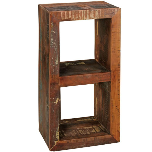 Wohnling Calcutta boekenkast 45 x 35 x 90 cm, met 2 niveaus, shabby chic, WL5.073