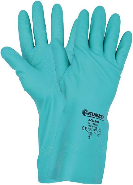 Kunzer ACID GRIP - maat: effen werkhandschoenen, verpakking van 12 paar, 9AG10
