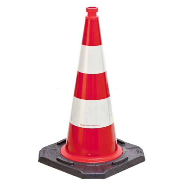 Stone HGS verkeerskegel, BASt getest volgens TL verkeerskegel, volgens DIN EN 13422, 750 mm / RA2 (sterk reflecterende folie) / 5,2 kg, BASt-testnummer: B V4-08/2012, 18803