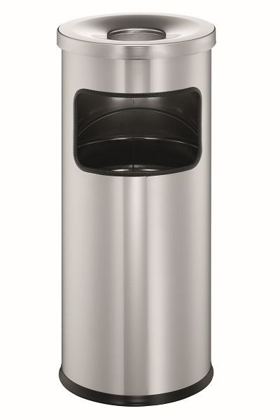 DURABLE prullenbakkluis met ronde asbak, zilver, 333223