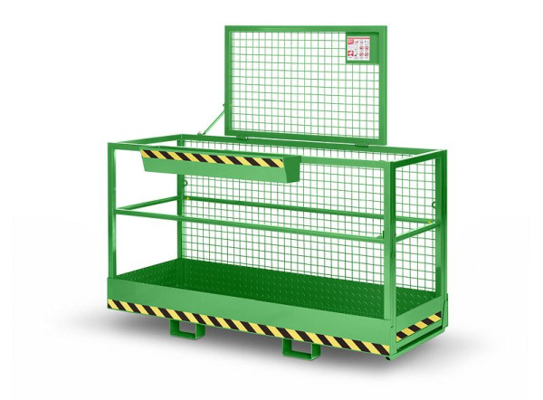 RR Industrietechnik Arbeitskorb, RAK-Big, RAL 6018 gelbgrün, 120000124