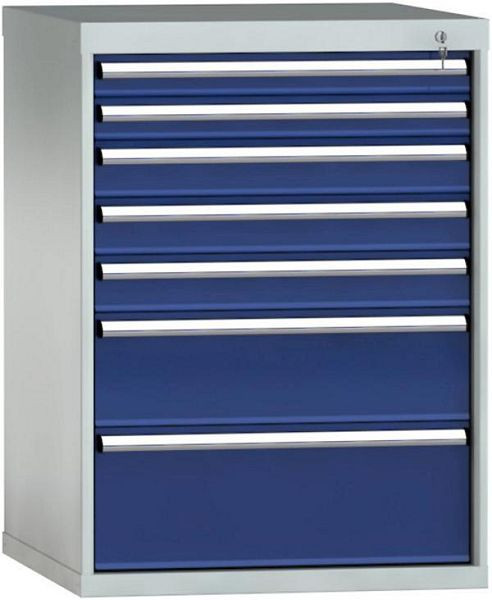 KLW ladekast 1000 x 725 x 750 mm H x B x D, inbouwmaten: 900 mm, indeling: 36x36 stuks, SGB1000-07UP-001