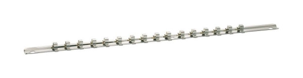 Hazet klemmenstrook, hol vierkant 6,3 mm (1/4 inch), met 16 bevestigingsclips, eenvoudige montage, 850HL