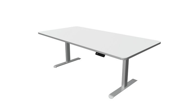 Kerkmann zit/sta tafel, Move 3 Premium, B 2000 x D 1000 mm, elektrisch in hoogte verstelbaar van 720-1210 mm, wit, 10331710
