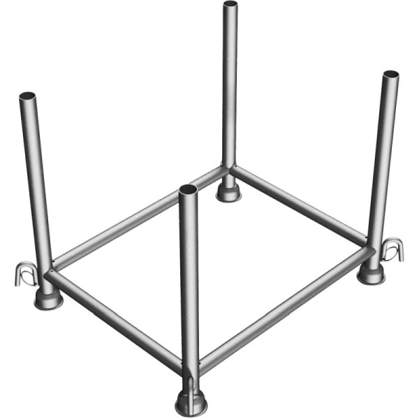 Stone HGS stapelpallet, verzinkt, binnenafmetingen: 0,90 x 0,70 x 0,70 m, 50102