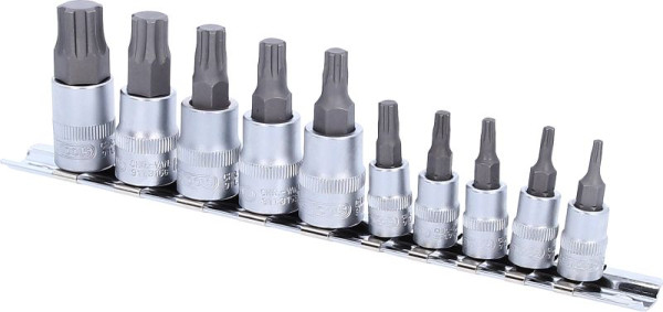 KS Tools 1/4"+3/8" bitdoppenset TorxPlus, 10-delig, IP10-IP60, 911.3140