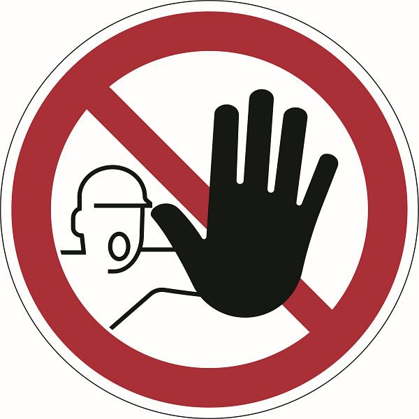 DURABLE veiligheidsbord "Toegang verboden", rood, 173003