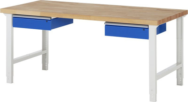 RAU werkbank serie 7000 - model 7002-1, B2000 x D900 x H790-1140 mm, 03-7002A1-209B4H.11