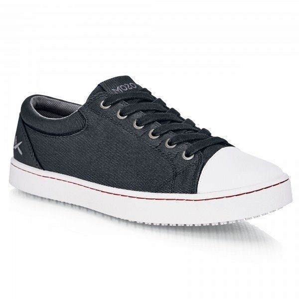 MOZO Herren Arbeitsschuhe GRIND - CANVAS - BLACK/WHITE, schwarz/weiß, Größe: 47, M31165-47