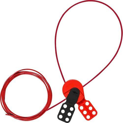 DENIOS SAFEX Universeel kabelslot, nylon kabel, lengte 3 m, 311870