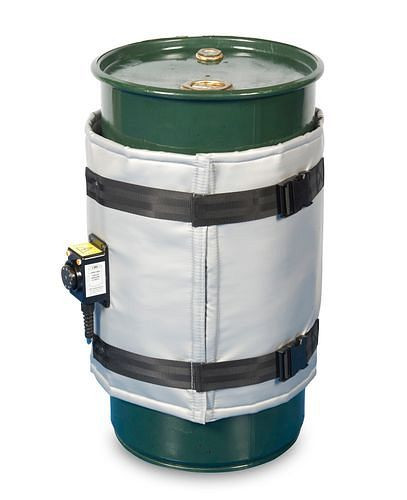 DENIOS Heizmantel für 60-Liter-Fässer, 0 - 160°C Thermostat, 1100 - 1250 mm, 640 Watt, 280726