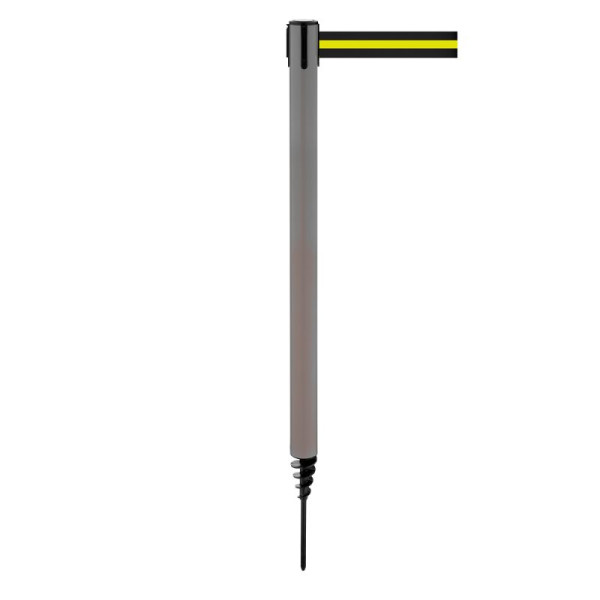 Stein HGS HGS personengeleidingssysteem -P-Line Outside-, grijs, zwart/geel/zwart horizontaal (gestreept), met veiligheidssluiting (zelfontgrendelend), 37686-0502