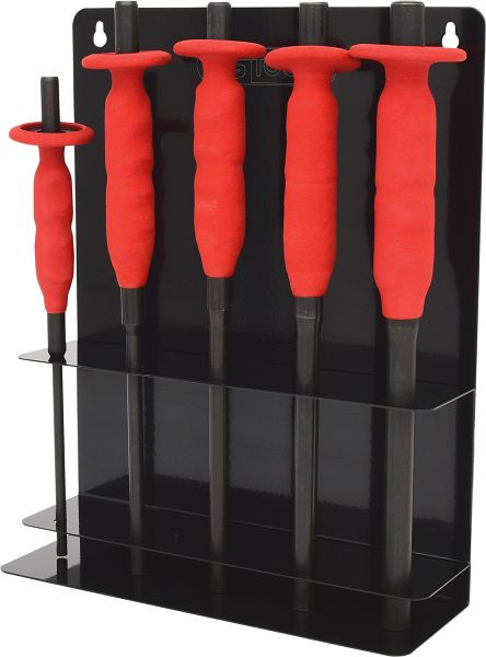 KS Tools ponsset met handbeschermingshandvat, 5-delig 6-14mm, 156.0020