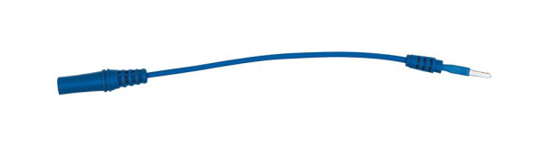 KS Tools 4,0 mm ingangsbus naar 2,5 mm testadapterstekker plat (blauw), 150.0969