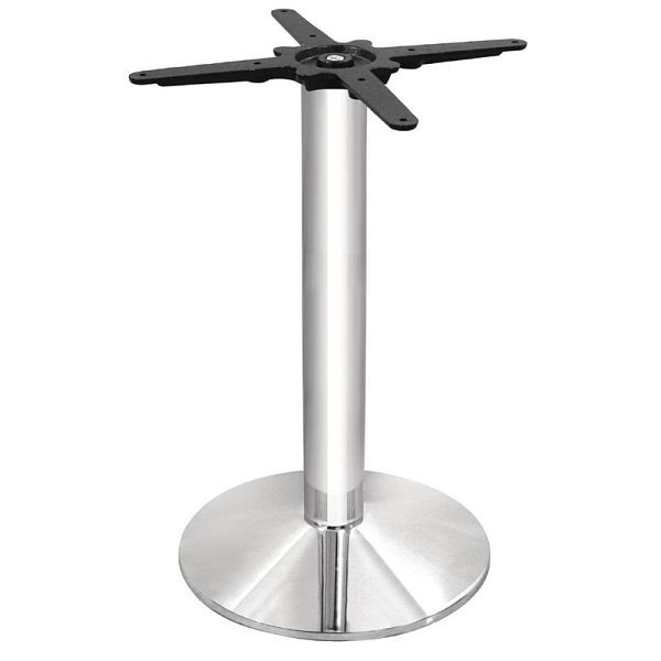Bolero ronde tafelpoot chroom 72cm hoog, CD214