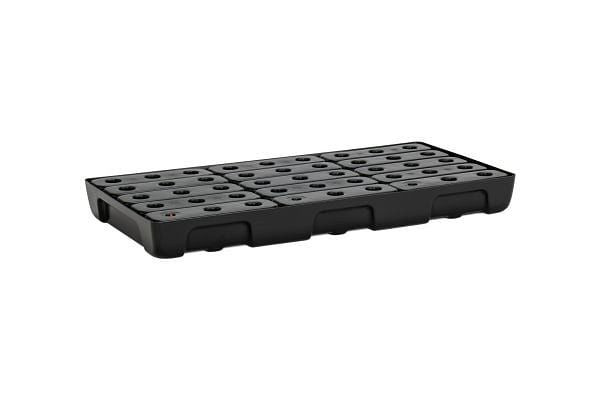 Cemo PE-plankenopvangbak 100 x 50 met rooster / 27 l, 11732
