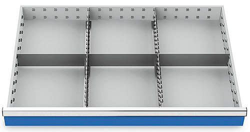 Bedrunka + Hirth lade-inzet T736 R 36-24, voor paneelhoogte 150/175 mm, 2 x MF 600 mm, 3 x TW 300 mm, 155BLH150