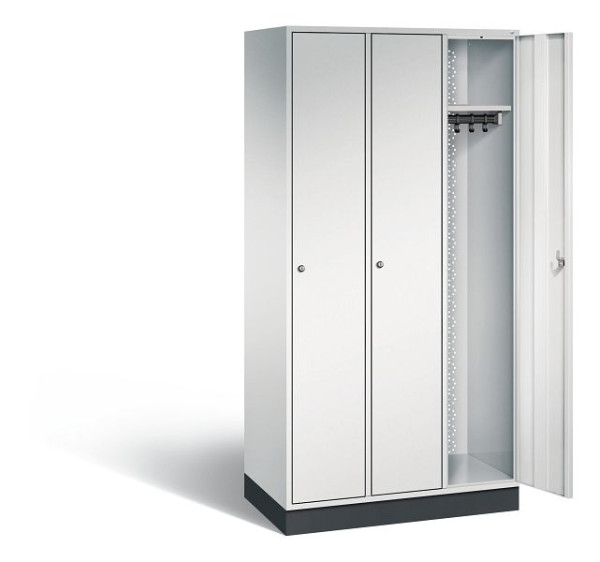 C+P locker Intro, H1950xW920xD490mm, kleur: lichtgrijs, 8170-301 S10004