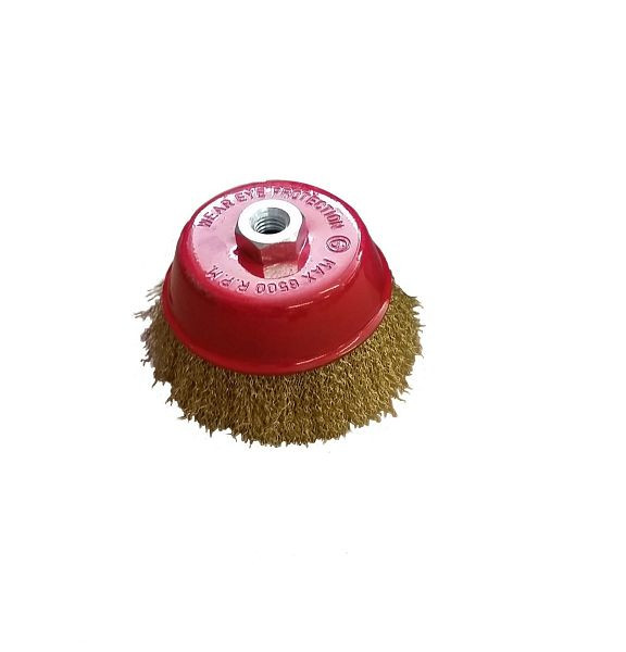 VaGo-Tools komborstels staalborstel 125mm borstel golvend haakse slijper & flex, VE: 6 stuks, 09-010x6_xv