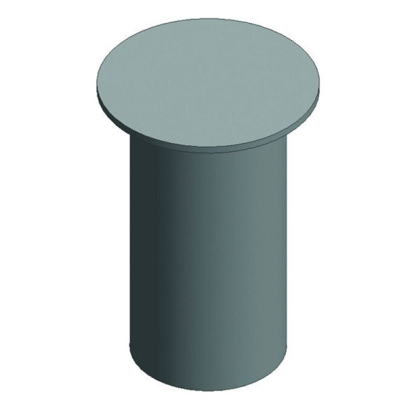 Stone HGS afdekkap met afdichtring, voor palen Ø 60mm, bs10060