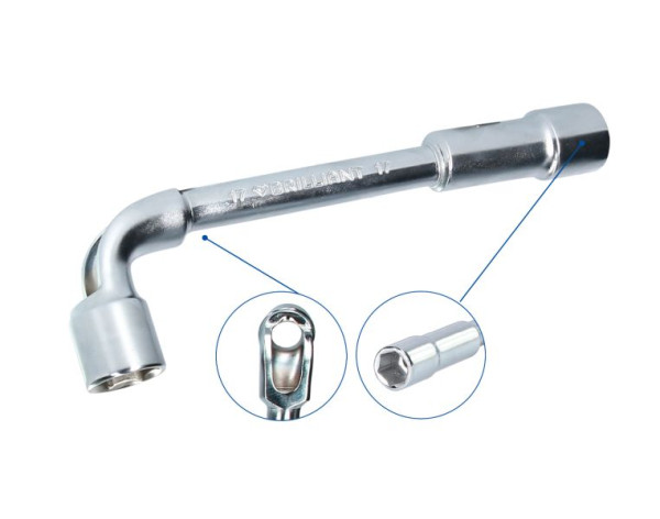 Brilliant Tools Offset dubbele dop 7 mm BT015007