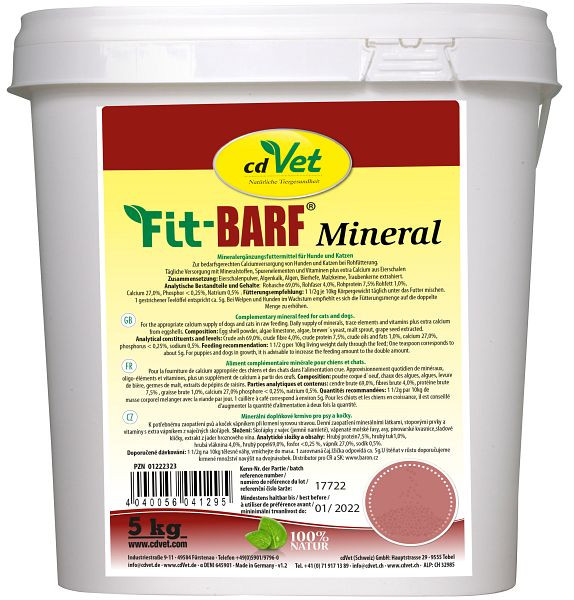 cdVet Fit-BARF Mineraal 5 kg, 4129