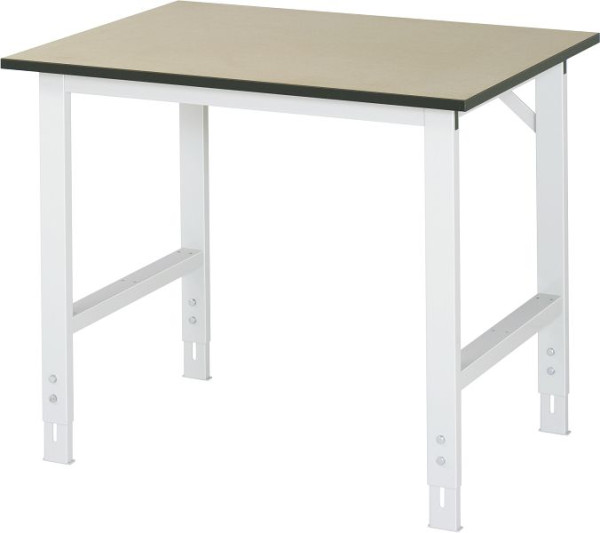 RAU werktafel Tom serie (6030) - in hoogte verstelbaar, MDF plaat, 1000x760-1080x800 mm, 06-625F80-10.12