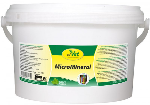 cdVet MicroMineral Hond & Kat 3 kg, 23