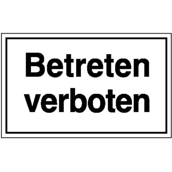 Stein HGS HGS informatiebord voor bedrijfsidentificatie, toegang verboden, 11.5097