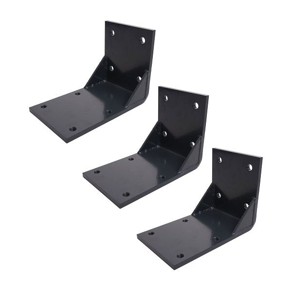 Mendler set van 3 plafondadapters voor cassettescherm T124, adapter voor plafondmontagebeugel, antraciet, 3x76438