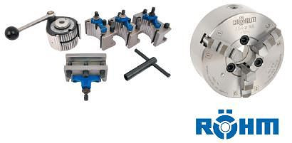 ELMAG universele draaibank, PREMIUM CU 630 RD - Vario hartbreedte 1500 mm-, inclusief RÖHM klauwplaat, 88640