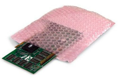 DENIOS antistatische bellenzakken, 250 x 350 mm, dikte 100 µ, verpakking van 250, 299604