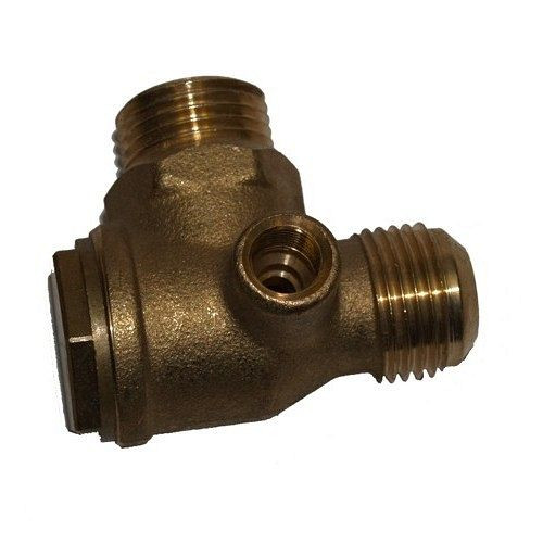 AEROTEC terugslagklep 1/2 inch AG - 1/2 inch AG conische zitting, 9048007