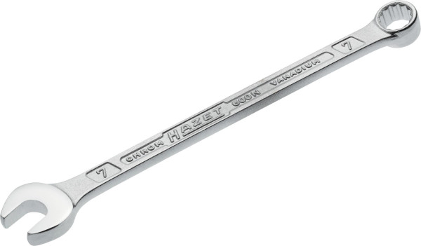 Hazet combinatiesleutel, buiten dubbel zeskant tractieprofiel, 7 mm, 600N-7