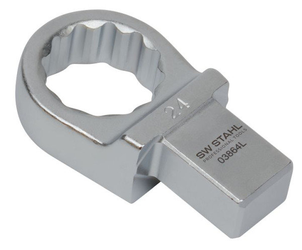 SW-Stahl inzetringsleutel, 24 mm, SW 24 inzetvierkant 14 x 18 mm, 03864L