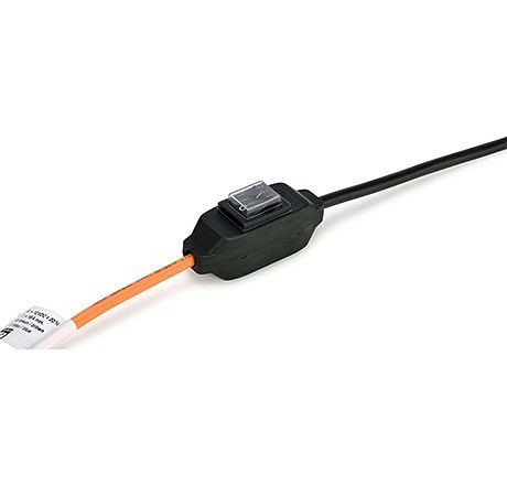 Cemo snoertussenschakelaar compleet 16A/250V, 2-polig, zwart kunststof, 90958