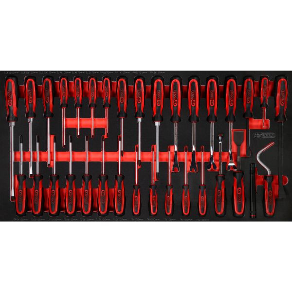 KS Tools PERFORMANCEplus gereedschapsset 33-delige schroevendraaier, 813.0033