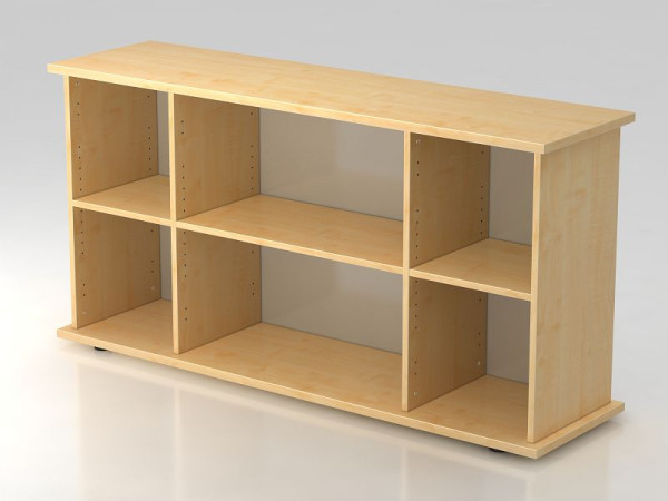 Hammerbacher dressoir open 166cm esdoorn, 166,1x44,8x84 cm (BxDxH), VSBOF/3