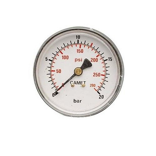 AEROTEC manometer 16 bar 50 mm - 1/4 inch AG achter, 9052014