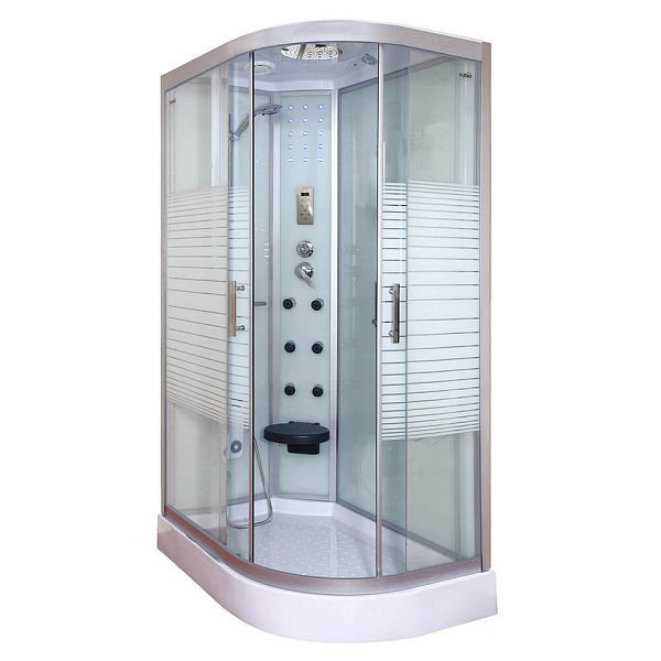 HOME DELUXE douchecabine WHITE PEARL - 120 x 80 cm rechts, 1018