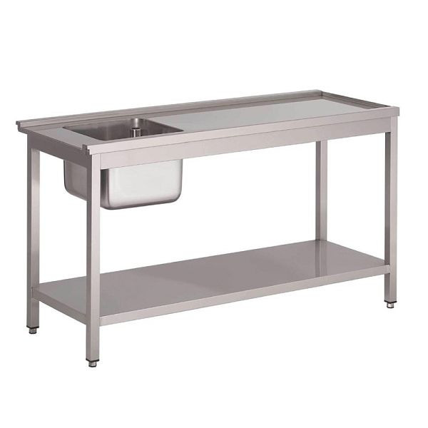 Gastro M voorspoeltafel voor afzuigkap type vaatwasser, GL897