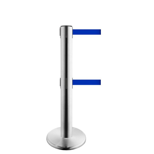 Stein HGS HGS personengeleidingssysteem -P-Line Brace Duo-, RVS, blauw / 2 x 9 m / 50 mm, met veiligheidsslot (zelfontgrendelend), 37695-02-2