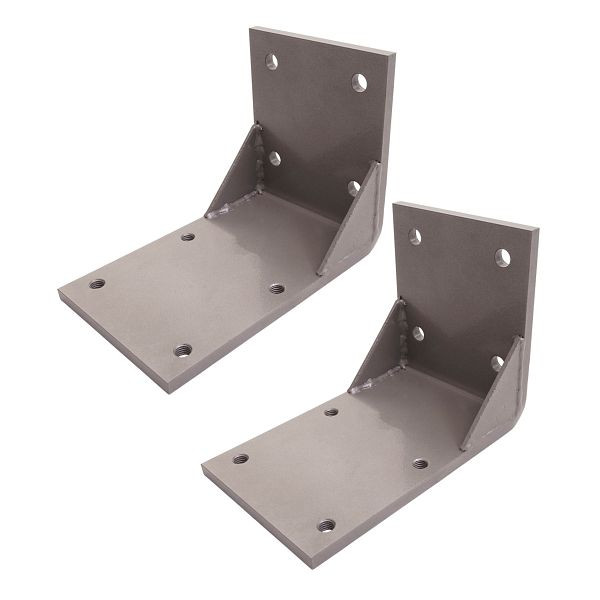 Mendler set van 2 plafondadapters voor cassettescherm T122 T123, adapter voor plafondmontagebeugel, grijs, 2x76439