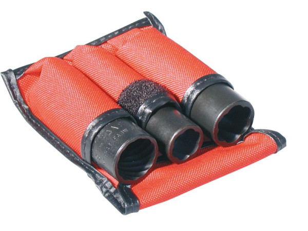 KS Tools 1/2" slagdoppenset met spiraalprofiel, 3-delig, 17-21 mm, 913.1270