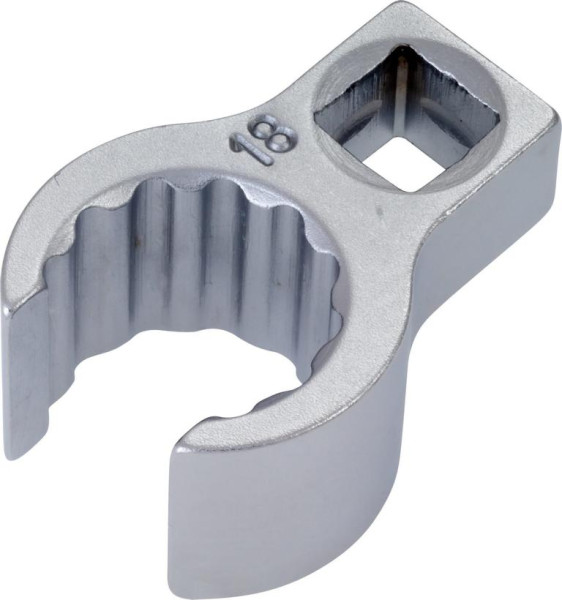 Hazet ringsleutel, dubbel zeskant, open, hol vierkant 10 mm, buiten dubbel zeskant profiel, 18 mm, binnen vierkant 10 = 3/8", 848Z-18