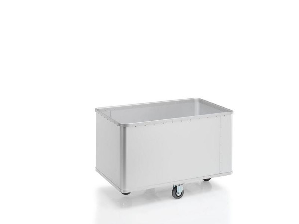 Gmöhling transportwagen geanodiseerd met gesloten wanden G®-TRANS D 1008, 525 l, 020100809