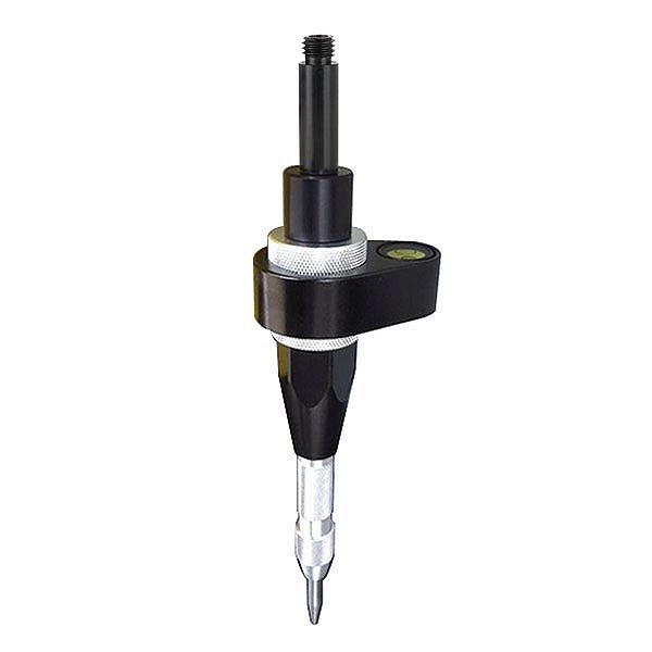 proNIVO uitzet- en markeerpunt 218-PNMP met 5/8" schroefdraad en waterpas, 218-PNMP-5/8