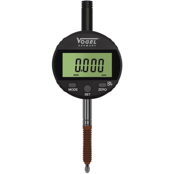 Vogel Germany digitale meetklok, IP65, met mini USB data-uitgang, 12,5 mm / 0,5 inch, 0,001 mm / 0.00005 inch, 242150