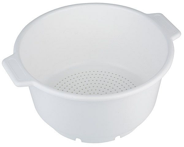 APS vergiet, Ø 36 cm, hoogte: 19 cm, polypropyleen, wit, met 2 schaalgrepen, 00780